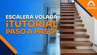 Cómo Construir una Escalera Volada en Solo 4 Pasos [upl. by Ecirahs890]