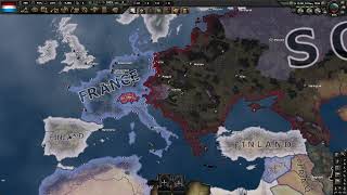 HOI 4 Timelapse  France vs Soviet Union [upl. by Ahseet]