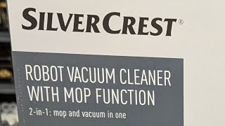 LidlSilvercrest Robot 2 in 1 Vacuum and mop cleanerhow to fill the water tank for mop option [upl. by Alister]