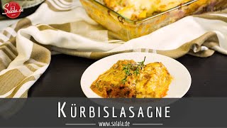 Kürbislasagne Low Carb Rezept Lasagne mit Kürbis glutenfrei [upl. by Marje]