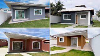 CONFIRA 33 IDEIAS DE CORES PARA FACHADAS DE CASAS – Projetos e Decoração [upl. by Armillda]