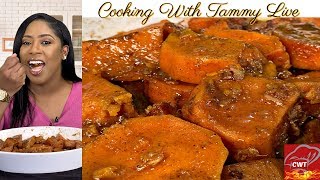 How To Make Southern Candied Yams Recipe quotSundays Bestquot [upl. by Ahsilav]