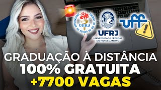 UFRJ UERJ UFF abrem 17 CURSOS de GRADUAÇÃO EAD GRATUITA 😱  CEDERJ  Mari Rel [upl. by Flosi99]