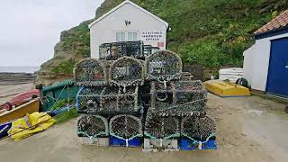 Staithes Walk 4K  Staithes North Yorkshire  Staithes England UK Walking Tour [upl. by Ennaerb361]