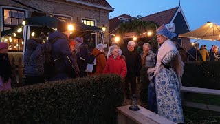 Historische wintermarkt  kerstmarkt  Hindeloopen 2022 [upl. by Eniamret]