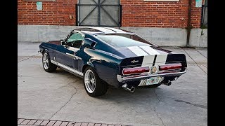 Production Car Review  Dark Blue Metallic Revology 1967 Shelby GT500 [upl. by Nabala450]