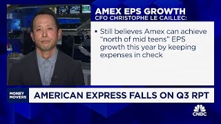 American Express postearnings slide threatens 5week winning streak [upl. by Chura]