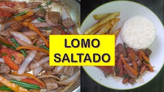 Lomo Saltado Peruano [upl. by Obnukotalo]