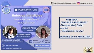 WEBINAR ENLACES INVISIBLES Organizado por IFSURGIR [upl. by Efar]