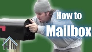 How to install a mailbox and post Easy Home Mender [upl. by Rimhsak]