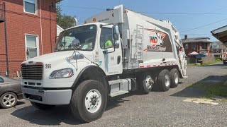 Whitetail Disposal freightliner Mcneilus rear loader [upl. by Ruthi]