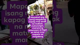 mapalad ang mga magulang may mapagmahal na anak shortvideo shortvideo shortsvideo youtubeshort [upl. by Montague]