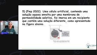 PERMEABILIDADE SELETIVA DA MEMBRANA PLASMÁTICA [upl. by Trevethick]