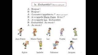 example  conversation 1a in French [upl. by Tigirb216]