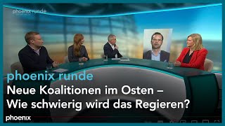 phoenix runde Neue Koalitionen im Osten – Wie schwierig wird das Regieren [upl. by Ahsieat]