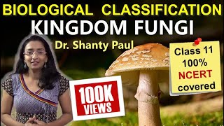 Kingdom Fungi  Biological classification lecture 4 [upl. by Etterual251]