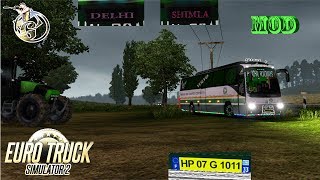 BUS MOD ETS2 127 INDIAN HRTC FULL MODIFICATION FOR VOLVO [upl. by Wong]