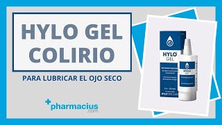 Hylo Gel colirio lubricante para el ojo seco [upl. by Elbys]