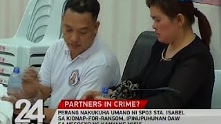 Perang nakukuha umano ni SPO3 Sta Isabel sa kidnapforransom ipinupuhunan daw sa negosyo ng asawa [upl. by Yennaiv]