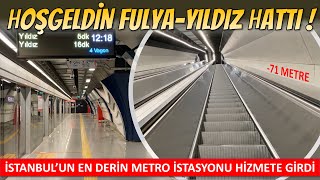 MecidiyeköyYıldız Hattı İşletime Alındı M7 Metrosunun İstasyon Sayısı 17 Uzunluğu 192 Km Oldu [upl. by Garner]