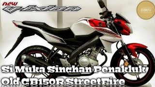 Yamaha New Vixion Lightning  Si Muka Sinchan Penakluk CB150R StreetFire [upl. by Pfosi914]