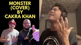 MONSTER COVER  CAKRA KHAN UK Independent Artists React WOAH SO MUCH STRENGTH IN THE VOCALS [upl. by Bonilla16]