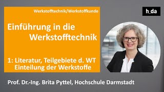 1 Einführung in die Werkstofftechnik Teil1 [upl. by Thornie]