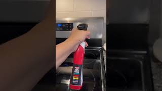 Clean the dirty stove with me cleaning stove cleaning cleanwithme stovecleaning kitchen [upl. by Rosenblast]