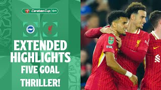 HOLDERS SURVIVE  Brighton v Liverpool extended highlights [upl. by Yvor]