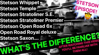 What’s the Difference between a Stetson Whippet Temple Stratoliner Strat Premier amp the Open Road [upl. by Allicsirp]