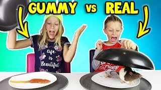 GUMMY vs REAL FOOD 4 [upl. by Lavro158]