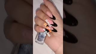 Black French tip Nail ideas to Try youtubeshorts nails nailart shorts French manicure longnil [upl. by Rehtae729]