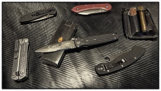 Gerber Gear Knives Covert ApplegateFairbairn USA Made 154CMFRN All Black 05786N EDC Tool [upl. by Ahseket]