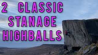 Stanage  2 Classic Highballs [upl. by Euhsoj298]