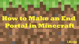 How to Make an End Portal in Minecraft [upl. by Arak]