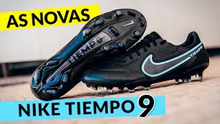 MAIS LEVES E CONFORTÁVEIS QUE NUNCA  Estas são as NOVAS chuteiras NIKE TIEMPO LEGEND 9 Review [upl. by Seligman]