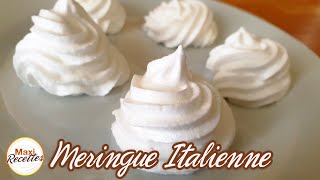 Recette Meringue Italienne Inratable Rapide et Facile [upl. by Oriana86]