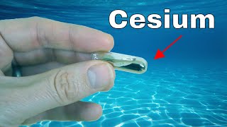 Opening a Vial of Cesium Underwater [upl. by Winsor]