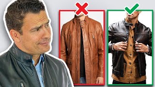 How To Style A Leather Jacket As An Adult Man [upl. by Attener315]