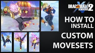 How to install  Custom Movesets for Cac Easiest Way  Dragon Ball Xenoverse 2 MODS [upl. by Jacklyn]