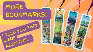 How to make watercolour and collage bookmarks  even if you cant paint [upl. by Hesler515]