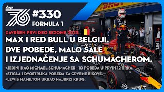 Lap 76 No330 F1 Max i Red Bull u Belgiji  dve pobede malo šale i izjednačenje sa Schumacherom [upl. by Aislehc]