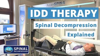 IDD Therapy Spinal Decompression  Explainer Video For Spinal Pain Sufferers [upl. by Edholm]