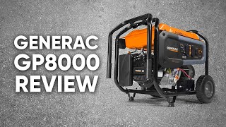 Generac GP8000 REVIEW Is This a WHOLE HOME GENERATOR [upl. by Bianca]