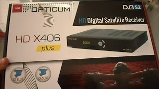 Opticum X406 Plus review 720p HD [upl. by Virendra]