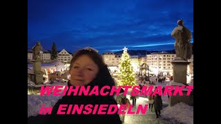 Weihnachtsmarkt in Einsiedeln Schweiz Christmas🎁in Einsiedeln Switzerland Рождествo в Швейцарии [upl. by Haikan]