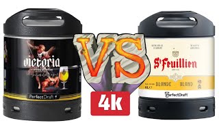 Philips Perfectdraft Pro St Feuillien Blonde 70 ABV Vs Victoria Keg 85 ABV [upl. by Airlie330]