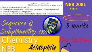 NEB Chemistry Question Paper Solution  Part1  GroupB  Question No 17 [upl. by Ottilie]