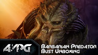 Sideshow Collectibles Barbarian Predator UnboxingReview [upl. by Goar]