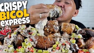 CRISPY BICOL EXPRESS Mukbang ASMR [upl. by Aubrie]